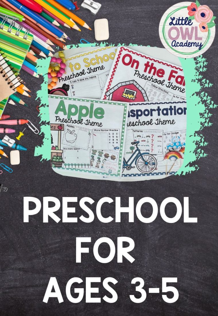 Preschool Curriculum for Ages 3-5