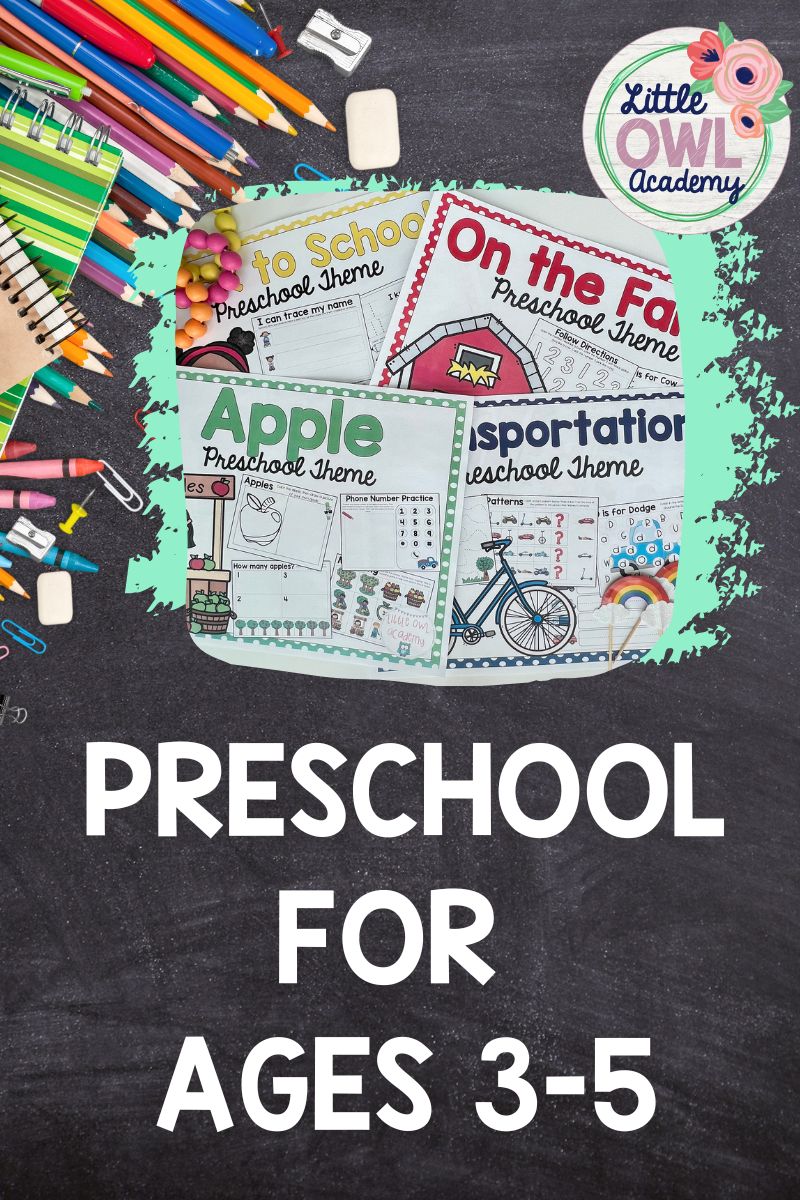 Preschool Curriculum for Ages 3-5