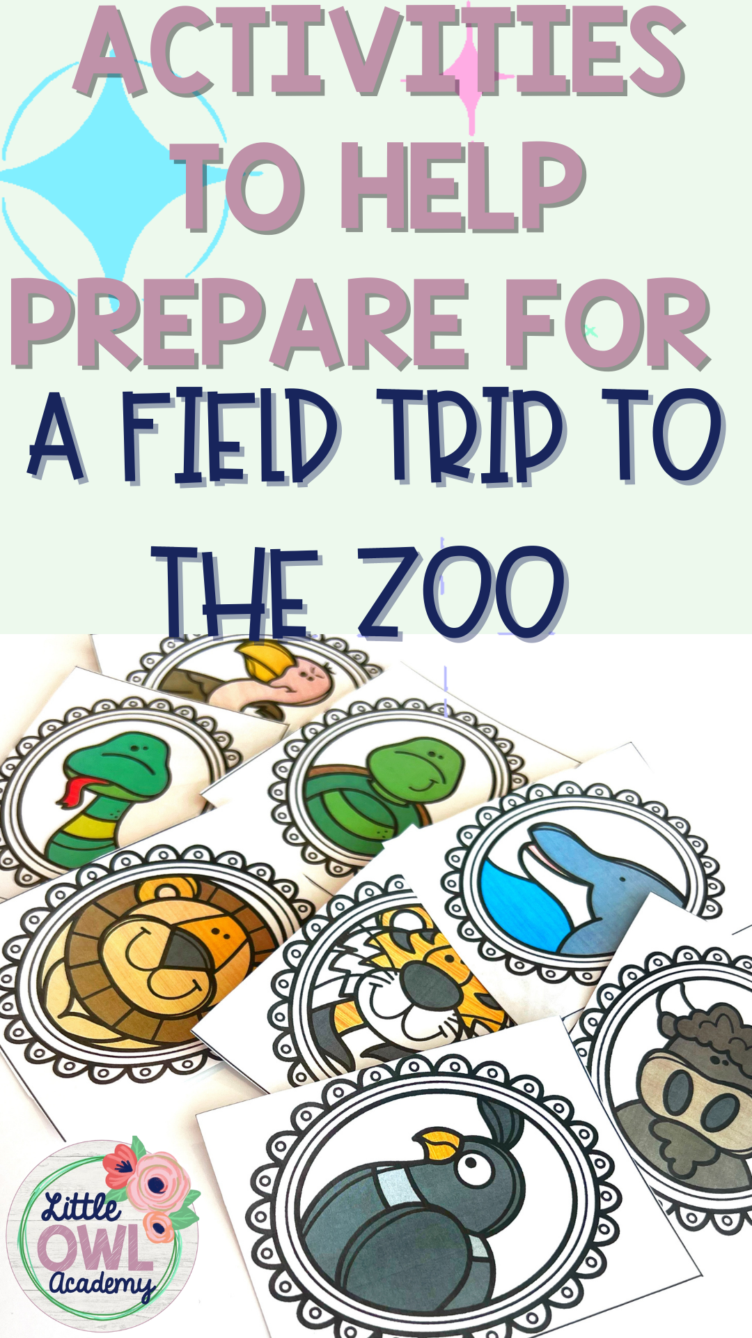 Activities to help Prepare for a Zoo Field Trip